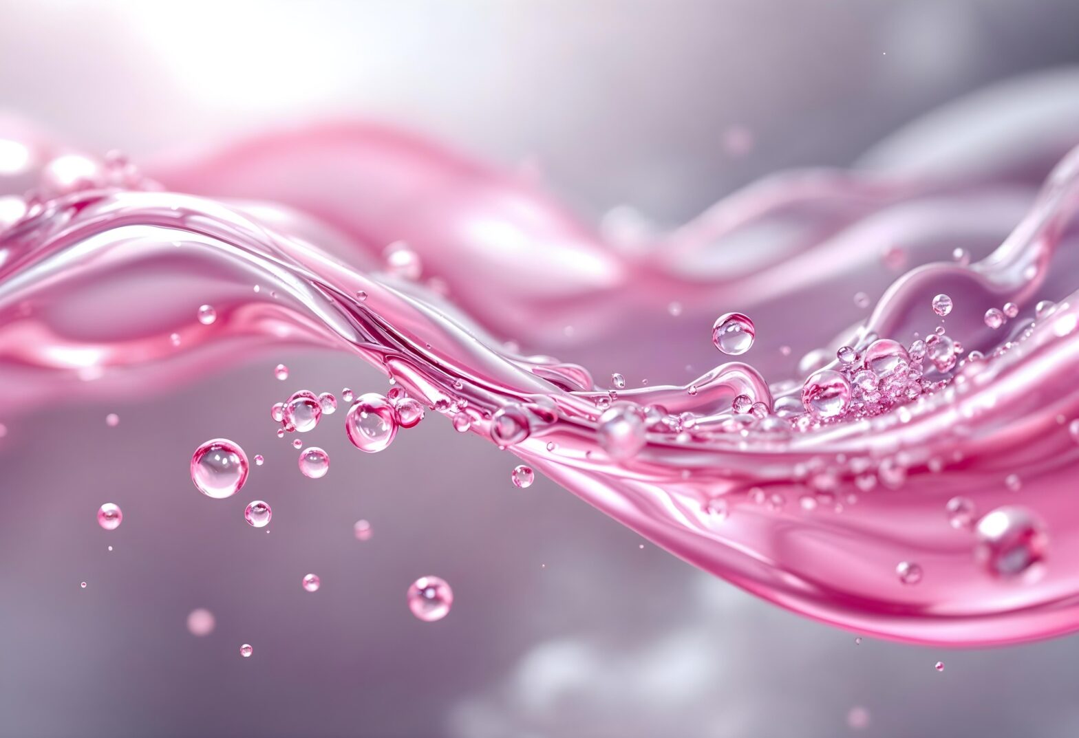 pink liquid wave